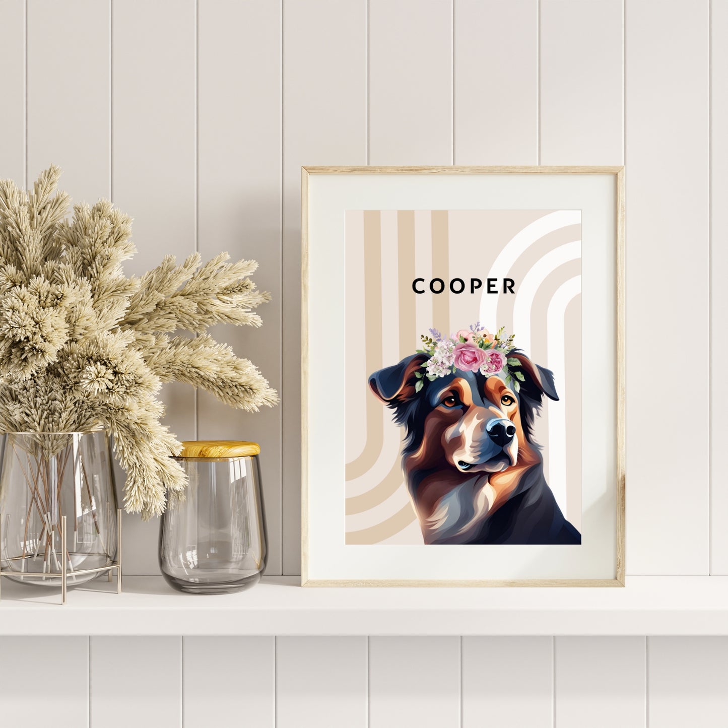 Affiche Chien "Cooper"
