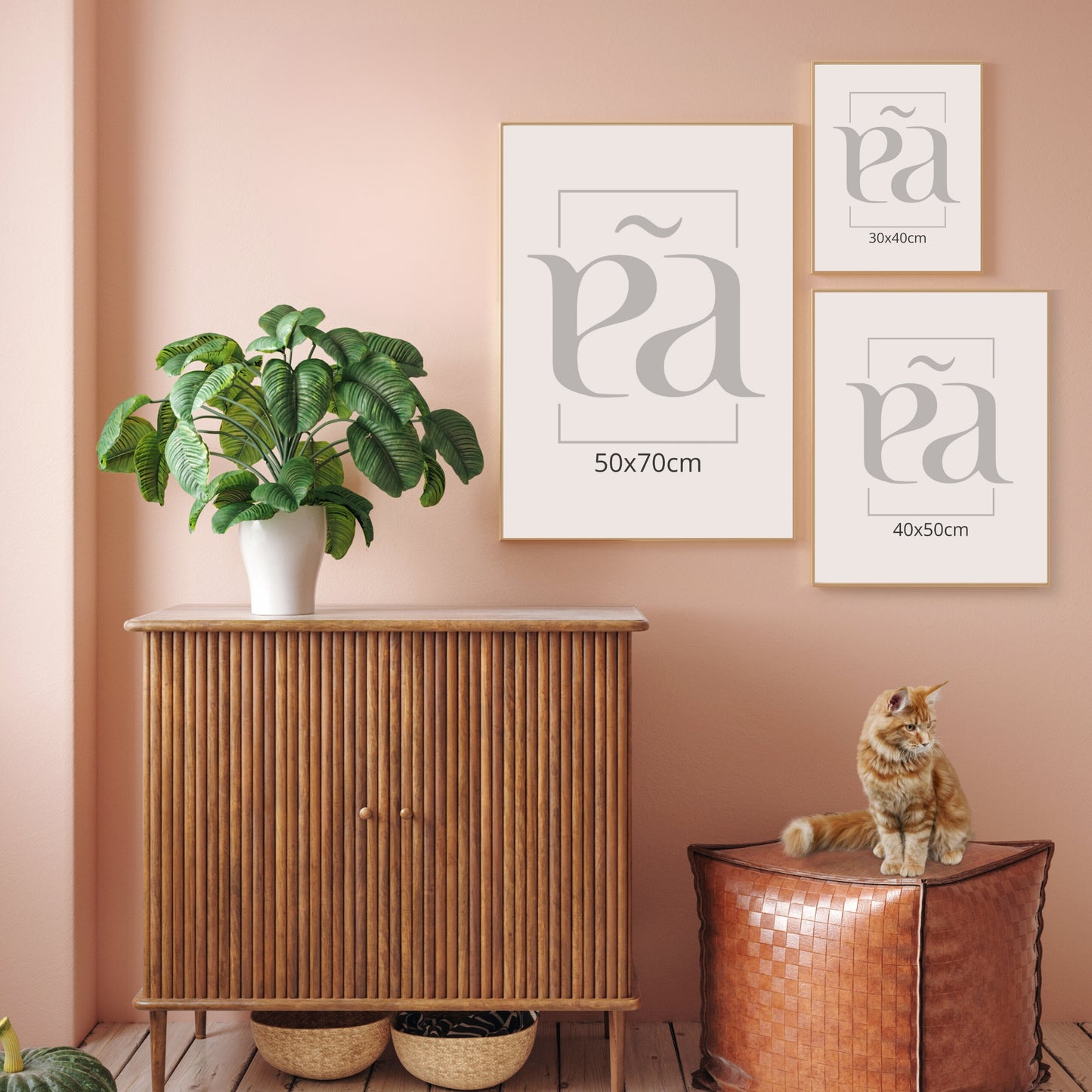 Affiche Enfant Line Art "Ambre"